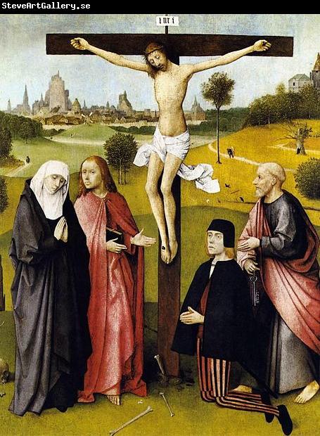 Hieronymus Bosch Crucifixion with a Donor